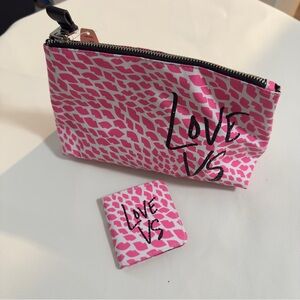 Victoria’s Secret Makeup pouch & mirror